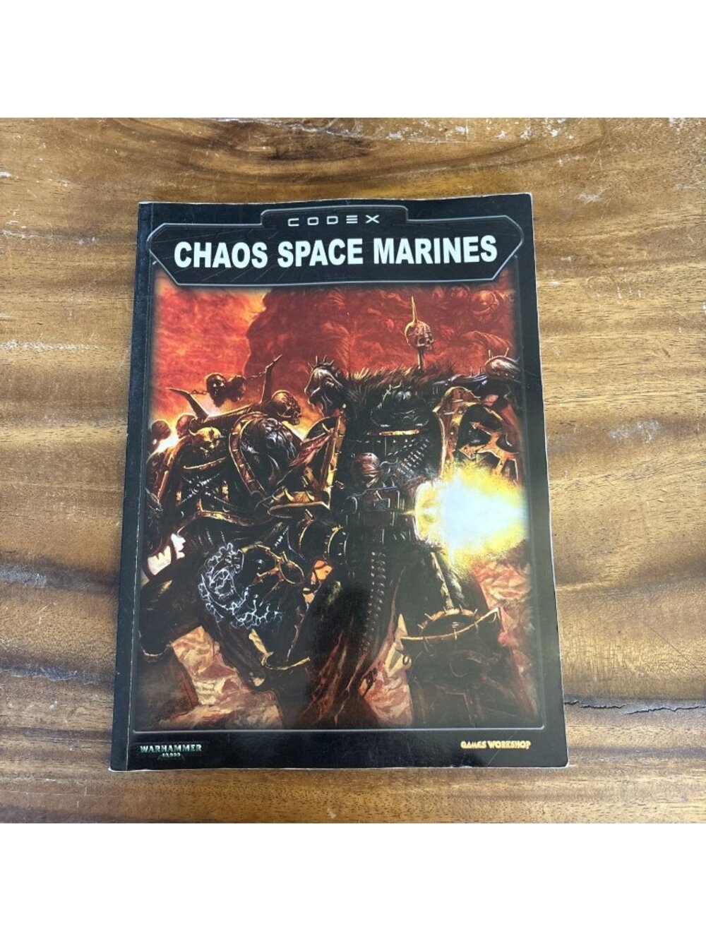 GW Warhammer 40K Codex Chaos Espace Marines Softcover Book